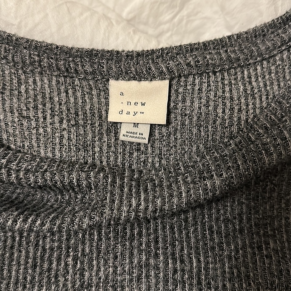A New Day Grey Sweater Midi Dress - Picture 2 of 3